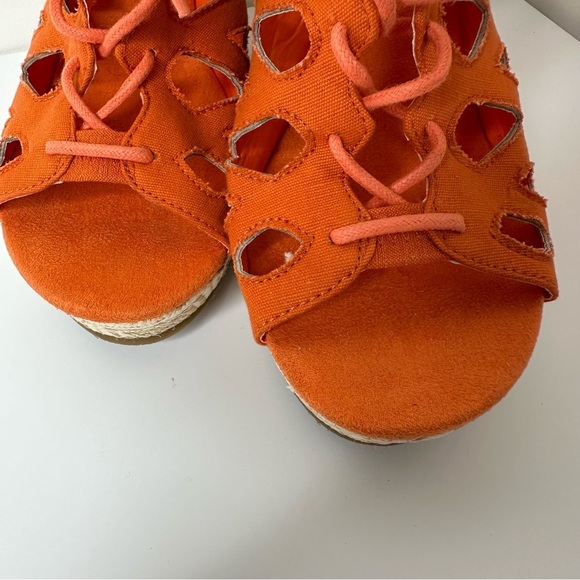 Call It spring wedge sandals women’s orange size 8 - Picture 5 of 15